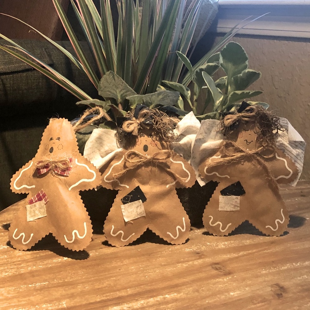 Homemade paper ornaments